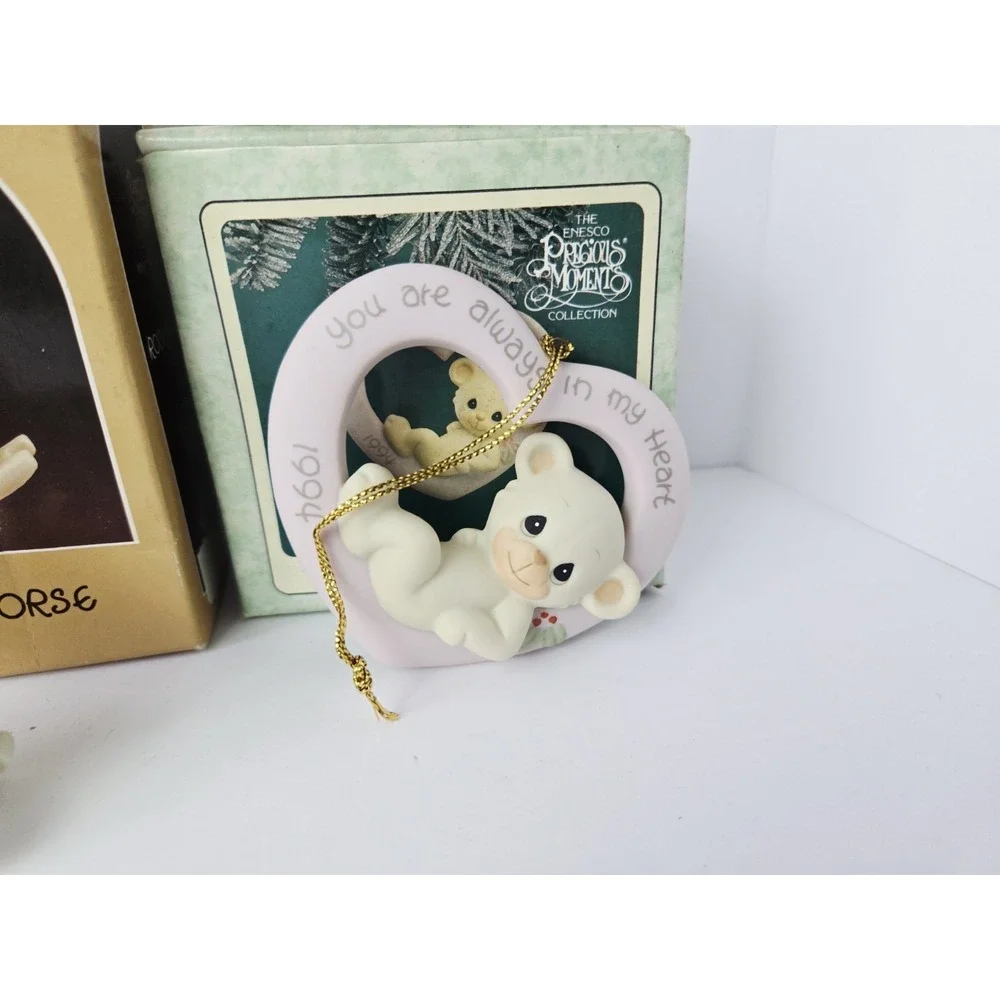 Precious Moments Christmas ornament‎ w/ boxes lot 2